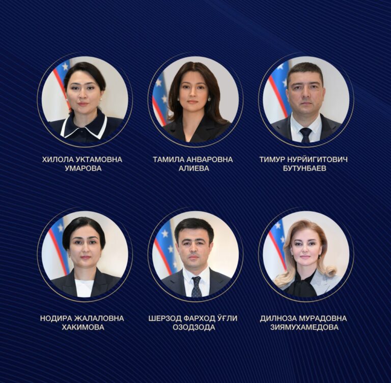 Ключевые назначения в новой Администрации президента Узбекистана