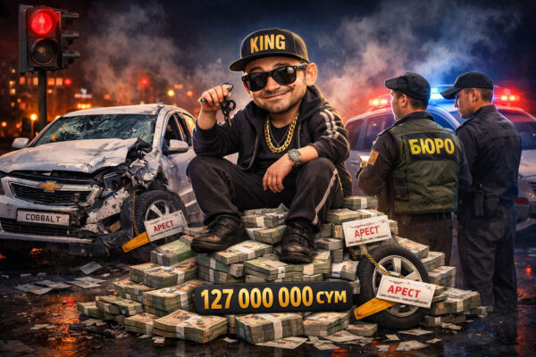 «Король дорог» заплатил по счетам: как гонки по Ташкенту закончились потерей 127 млн сумов