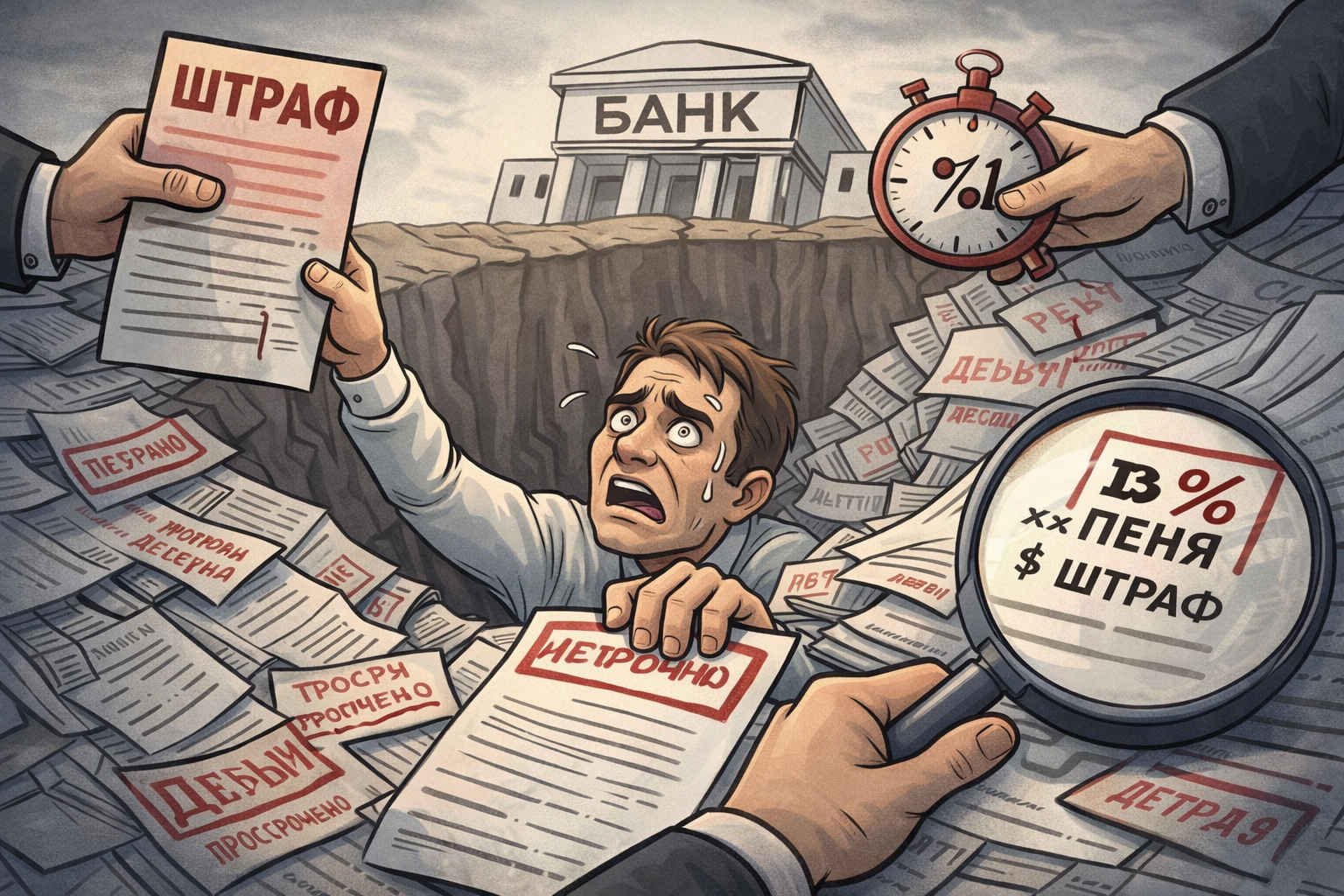 Мелкий шрифт, большие проблемы: Центробанк предупредил о кредитных ловушках со стороны банков