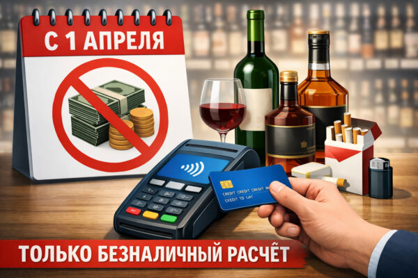 С 1 апреля алкоголь и сигареты будут продаваться только за безналичный расчёт С 1 апреля алкоголь и сигареты будут продаваться только за безналичный расчёт