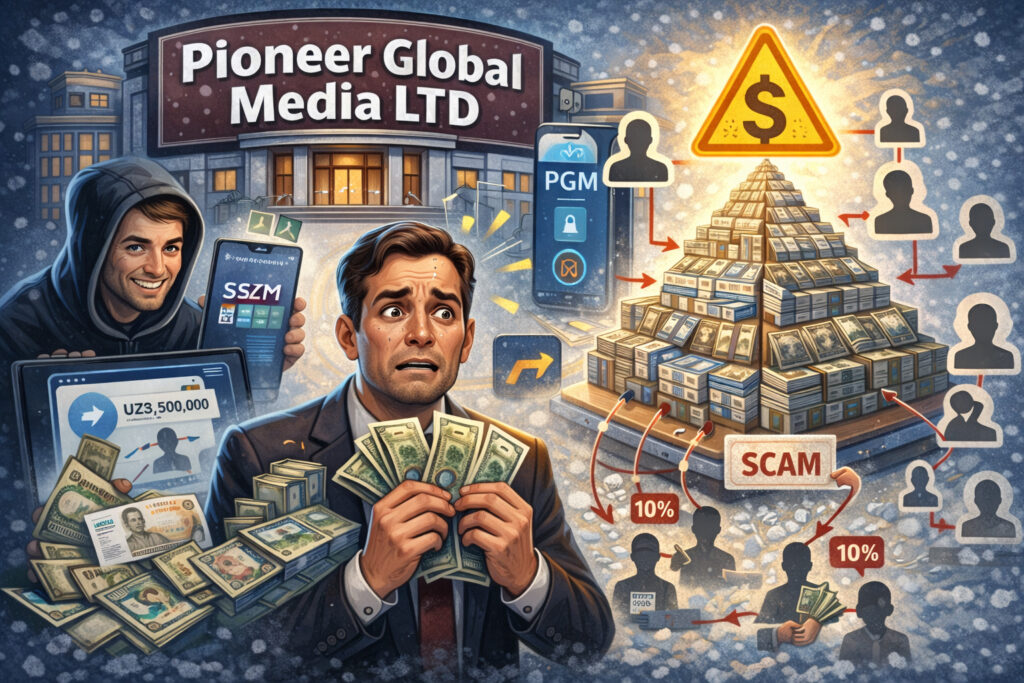 В Узбекистане появилась новая финансовая пирамида Pioneer Global Media LTD