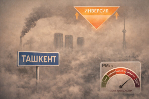 Опять инверсия: почему воздух в Ташкенте снова стал одним из худших в мире