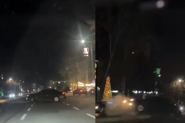 Очередной дрифтер на улицах Ташкента: «эксперименты» чуть не закончились трагедией