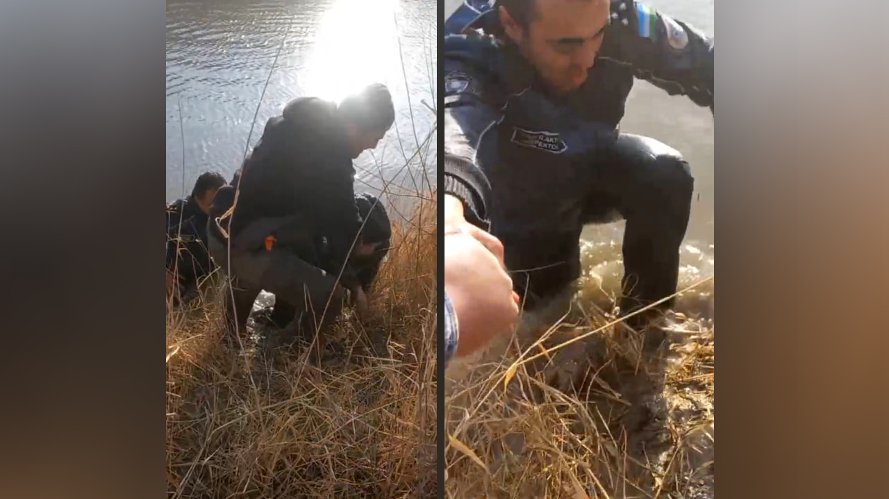 Инспектор профилактики спас женщину, бросившуюся в реку в Бухарской области