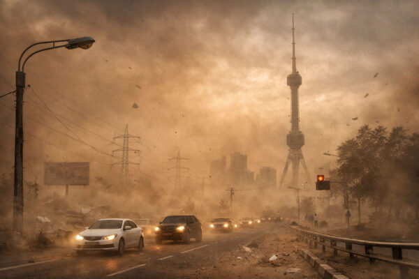 Пыль в лицо: в Ташкенте и регионах ожидаются порывистый ветер и пыльные бури