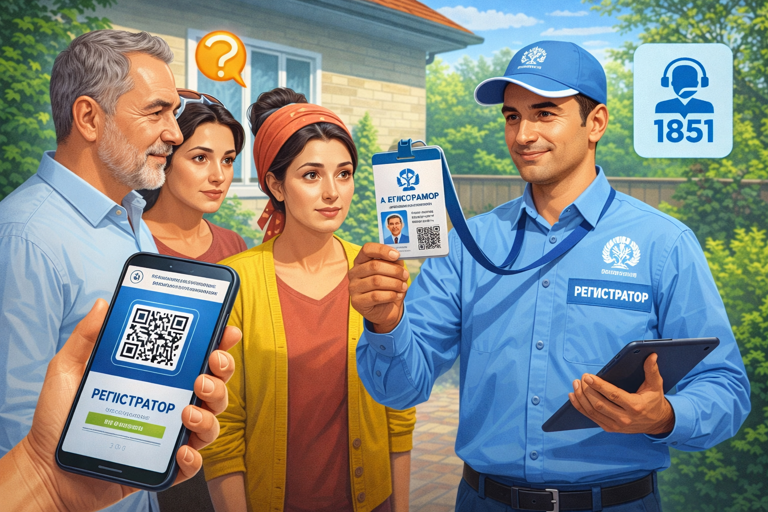 Как отличить регистратора от мошенника: в Комитете по статистике объяснили правила второго этапа переписи