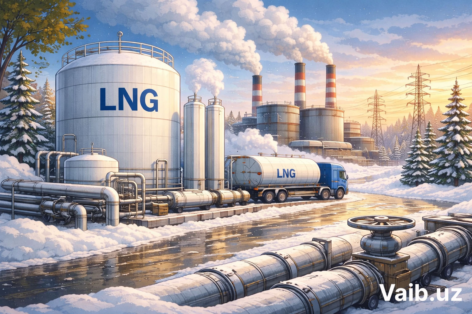 Газ в резерве: спасёт ли сжиженный газ электростанции Узбекистана зимой?