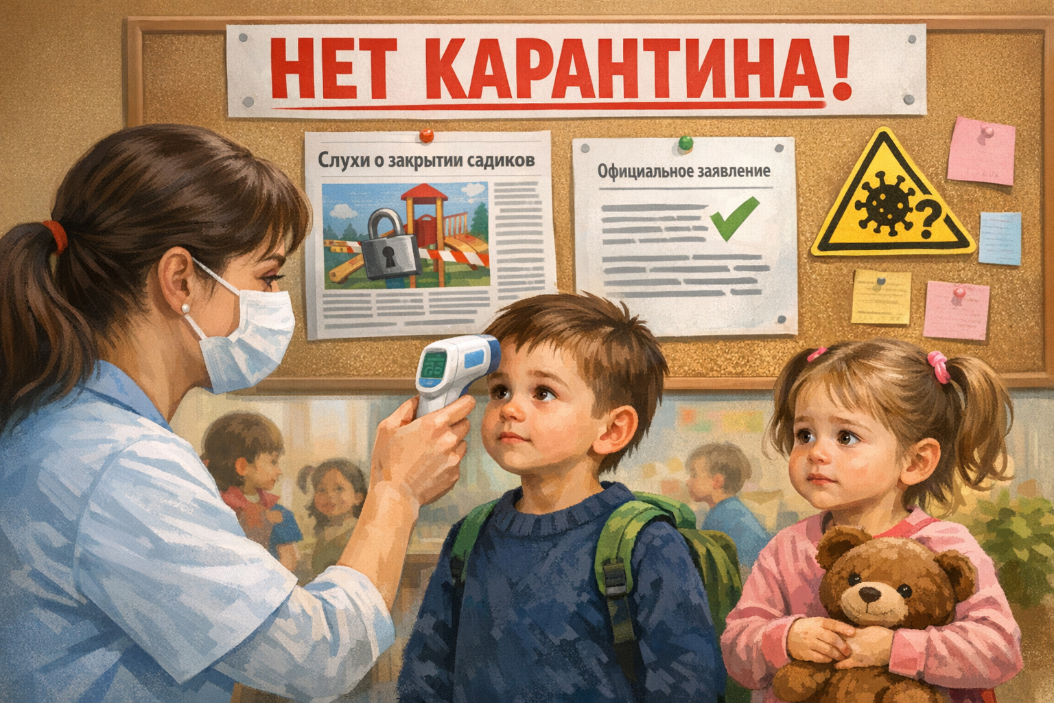 «Карантин, которого не было»: в СЭС объяснили слухи о закрытии детсадов в Ташкенте