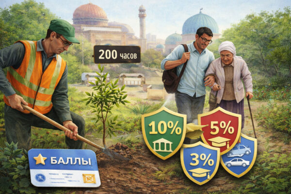 В Узбекистане будут давать скидки за добрые дела: власти запускают проект «Активный гражданин в обществе» В Узбекистане будут давать скидки за добрые дела: власти запускают проект «Активный гражданин в обществе»