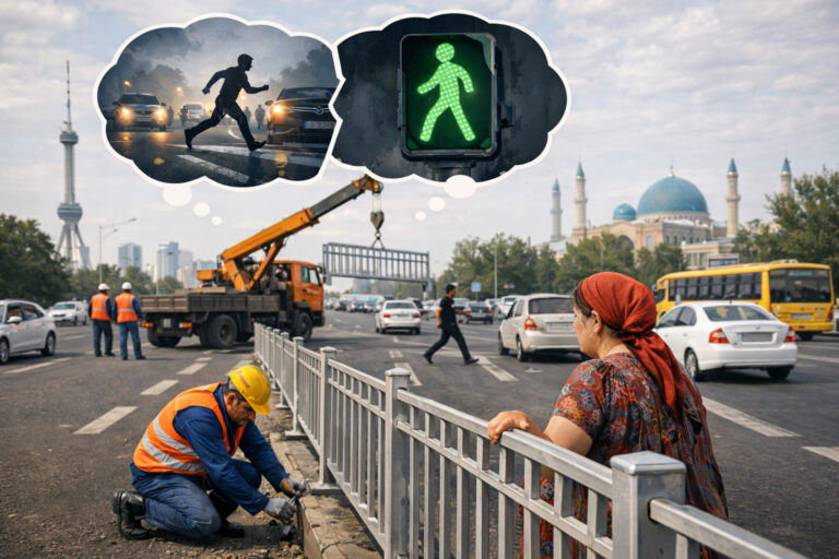 Иногда они возвращаются: заборы снова выходят на дороги Ташкента