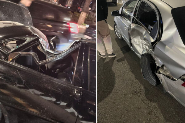 Ночной хаос на Нукусской: в Ташкенте столкнулись сразу три автомобиля Ночной хаос на Нукусской: в Ташкенте столкнулись сразу три автомобиля