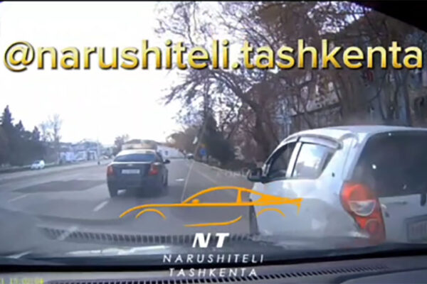 Разгон перед «зеброй» и агрессивное перестроение: в Ташкенте снова произошло ДТП из-за цепочки нарушений