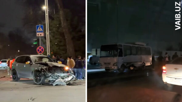 Три крупных ДТП за одну ночь: что происходит на дорогах Ташкента?