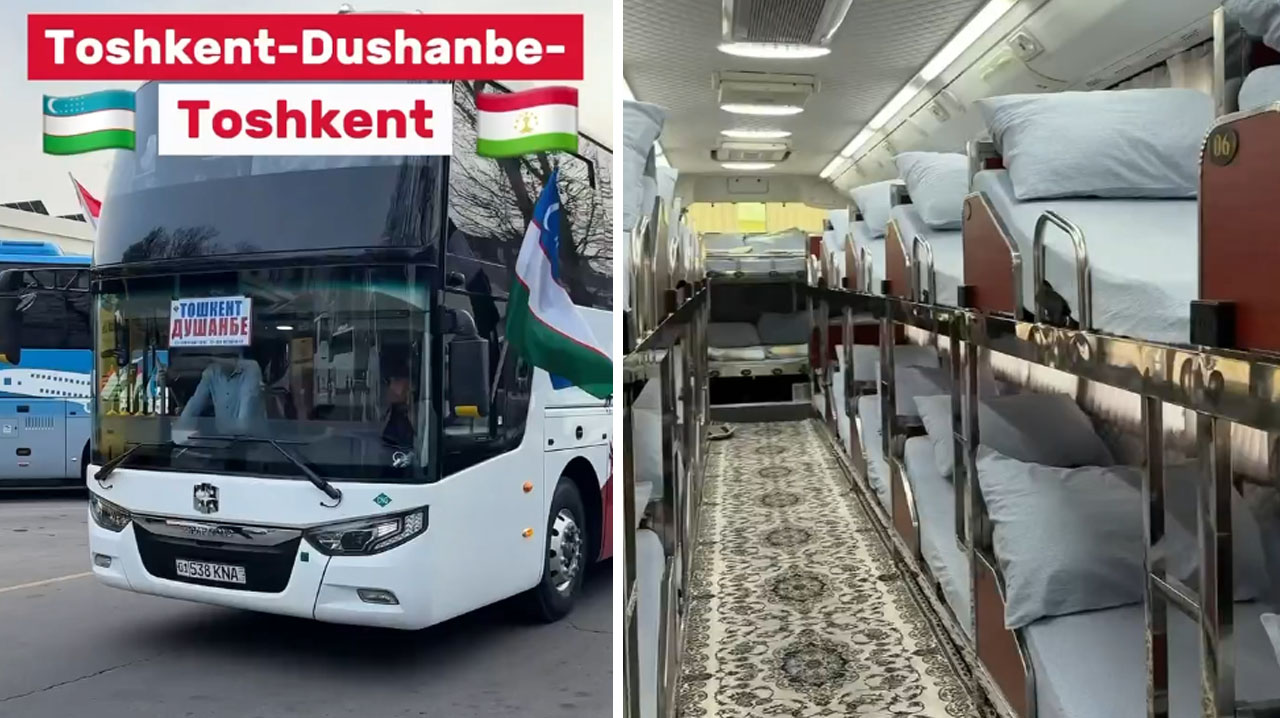 Ташкент – Душанбе: запущен международный автобус