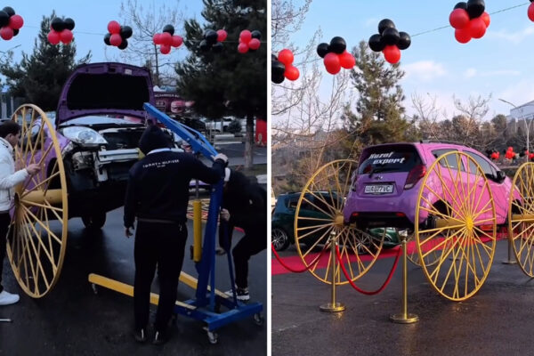 «Тачка на прокачку»: в Узбекистане Spark превратили в карету для Золушки