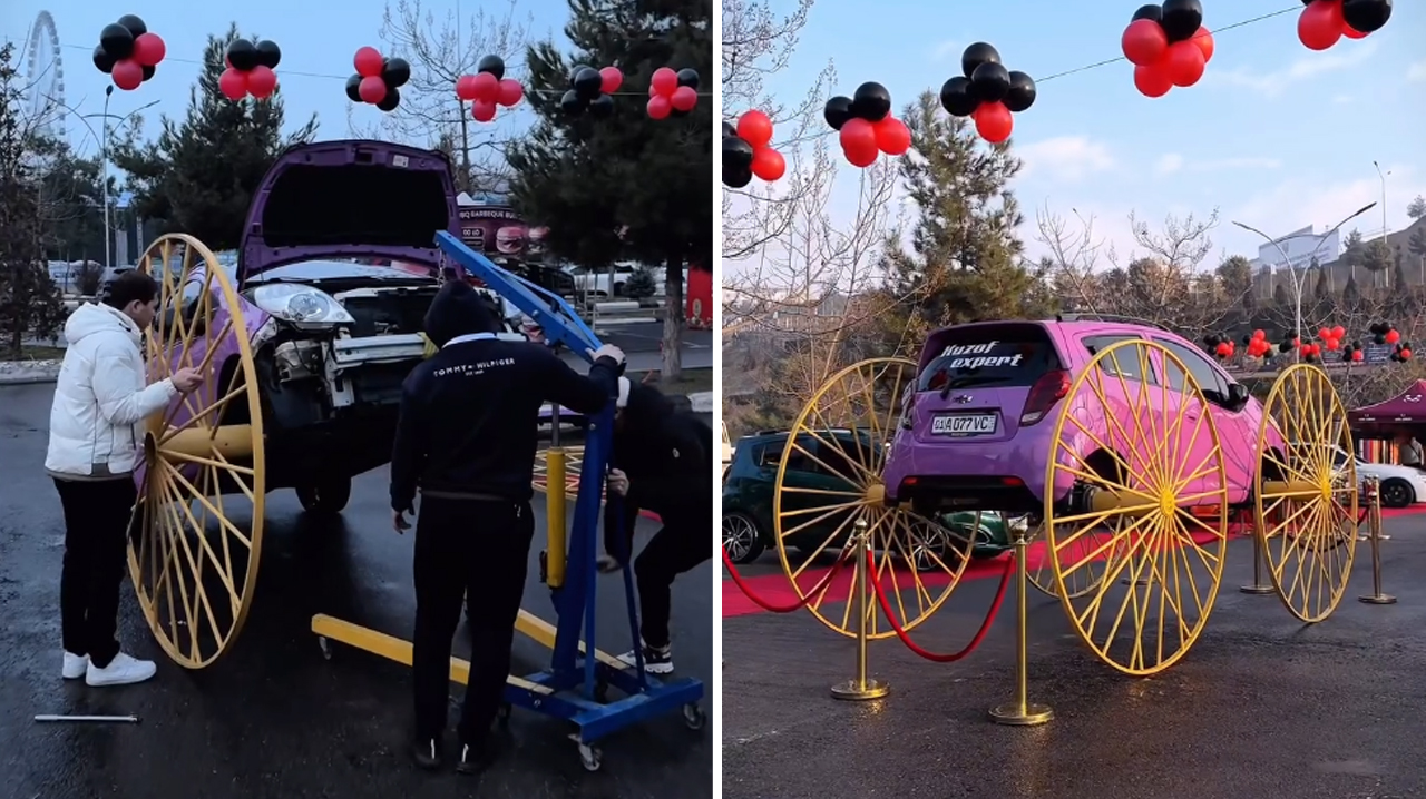 «Тачка на прокачку»: в Узбекистане Spark превратили в карету для Золушки