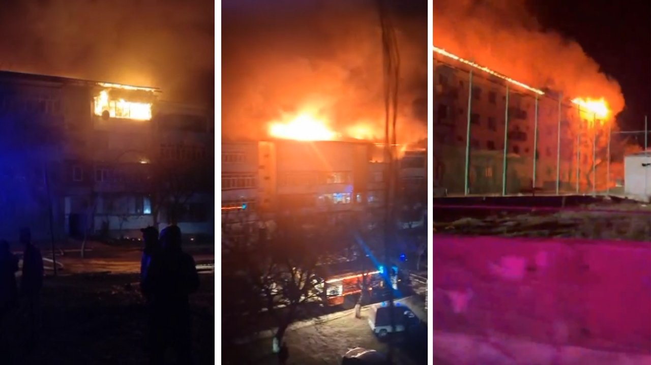 В многоквартирном доме в Ангрене произошёл пожар, погиб один человек