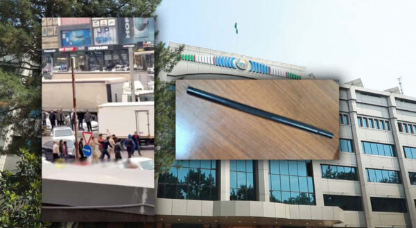 Дорожный конфликт у строительного рынка в Ташкенте едва не закончился массовой дракой