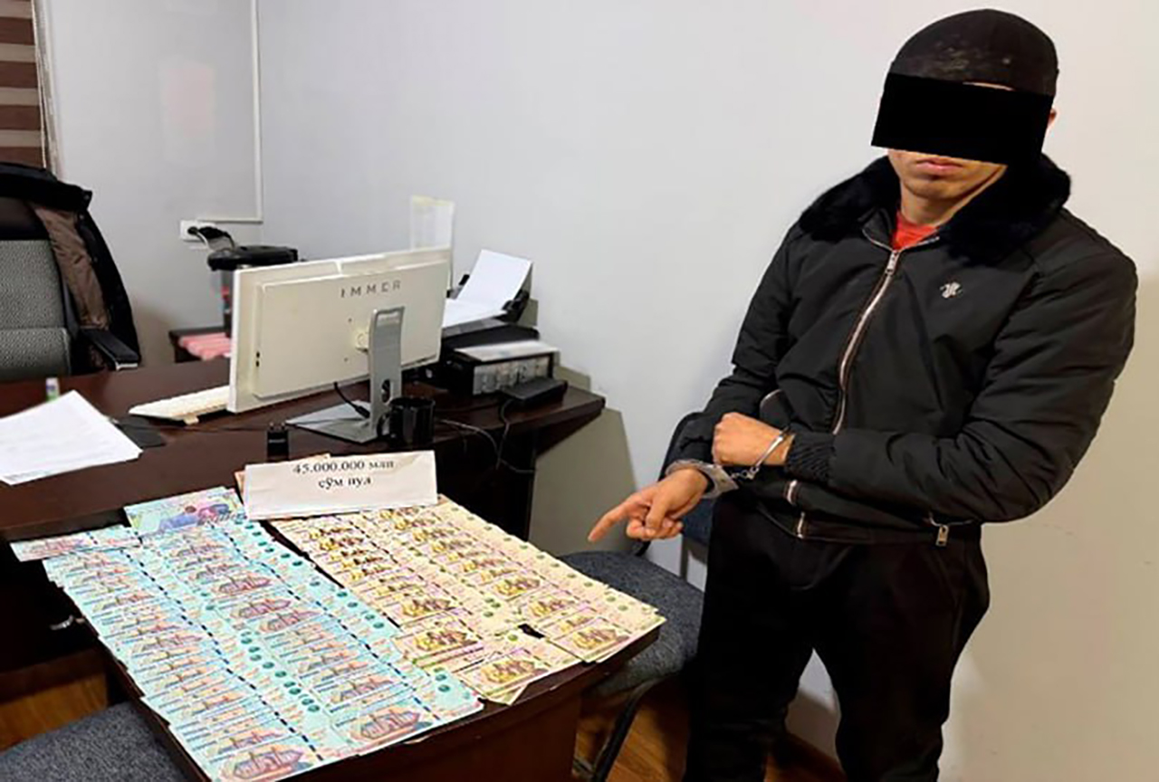 Силовики задержали 20-летнего фальшивомонетчика-рецидивиста: он хотел пустить в оборот 45 млн поддельных сумов