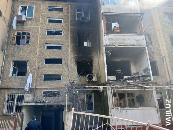В многоквартирном доме в Коканде произошёл взрыв газа