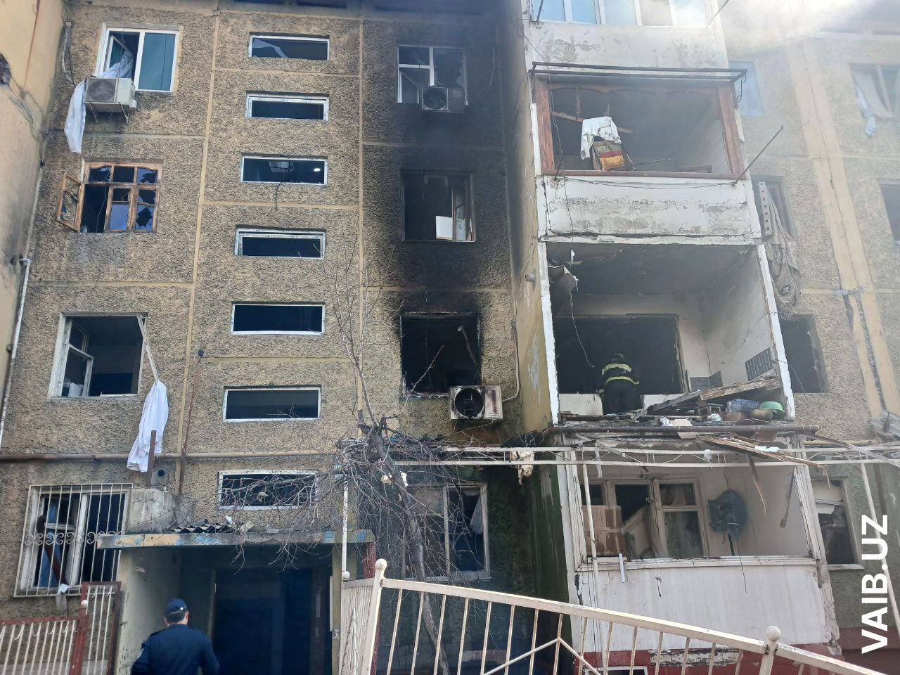 В многоквартирном доме в Коканде произошёл взрыв газа