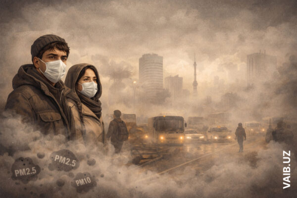 Ташкент снова накроет смог. Синоптики предупредили о дымке и накоплении вредных частиц
