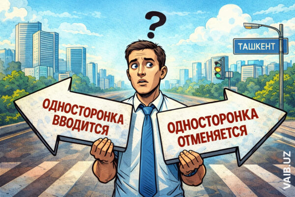 Одностороннее движение отменили, не начав: в Ташкенте чиновники показали новый уровень планирования Одностороннее движение отменили, не начав: в Ташкенте чиновники показали новый уровень планирования