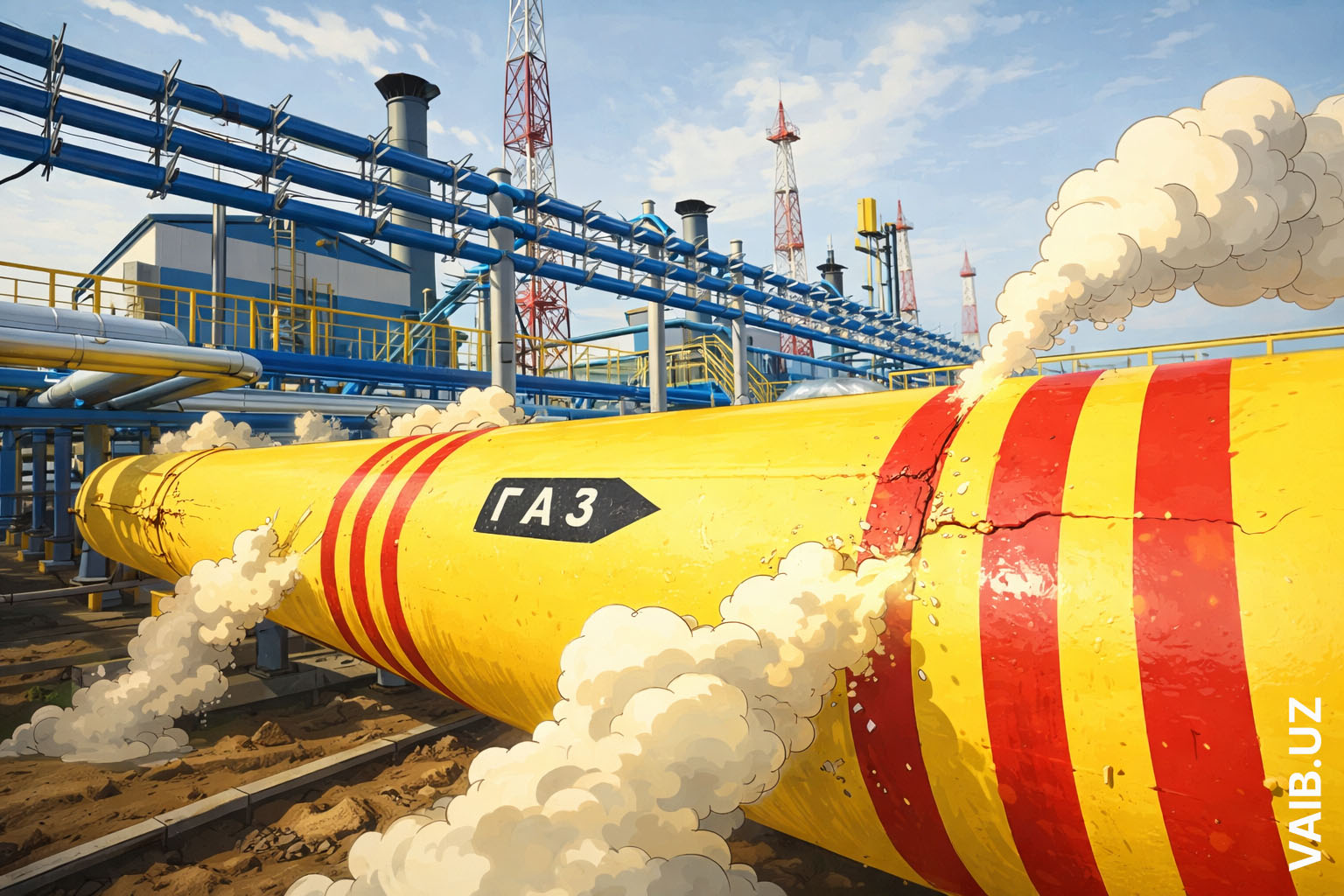 Газ утекает – деньги тоже: Всемирный банк выделит Узбекистану $10,6 млн на ремонт газовых сетей