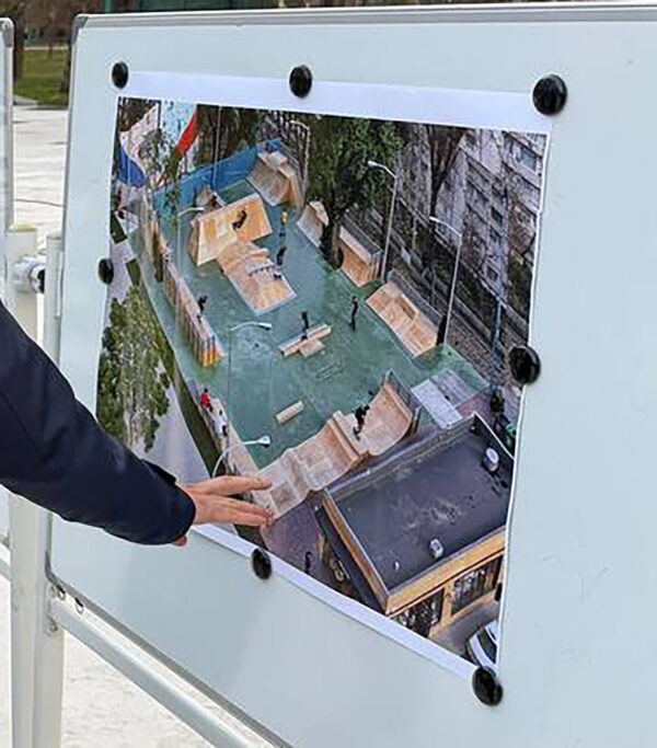 На «Голубых куполах» все-таки будет скейтпарк. Показываем, каким он станет