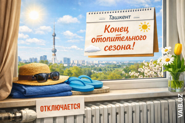 Батареи уходят в отпуск: в Ташкенте начинают отключать отопление