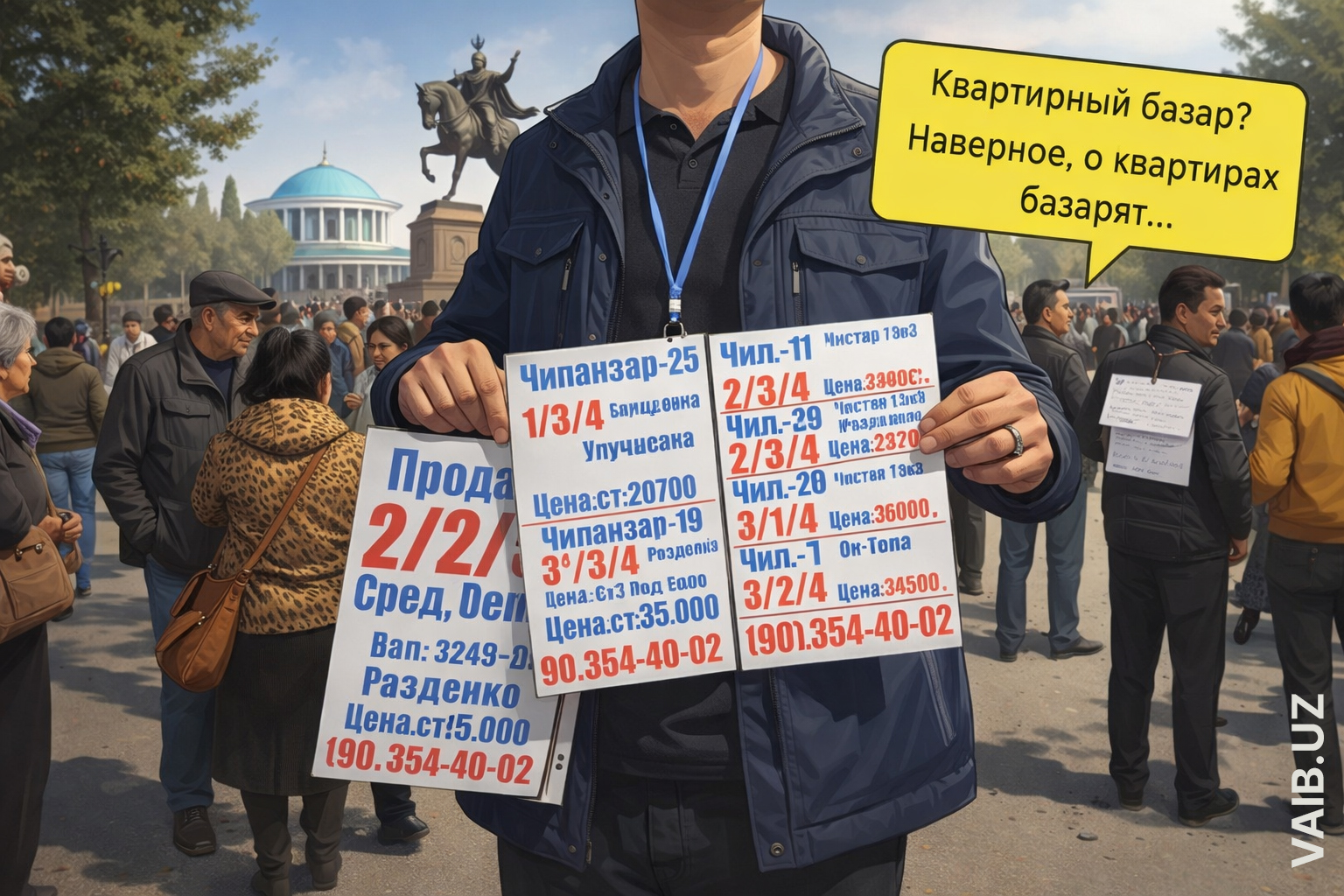 Когда квартиры «продавали на ногах»: как Ташкент потерял свои квартирные базары