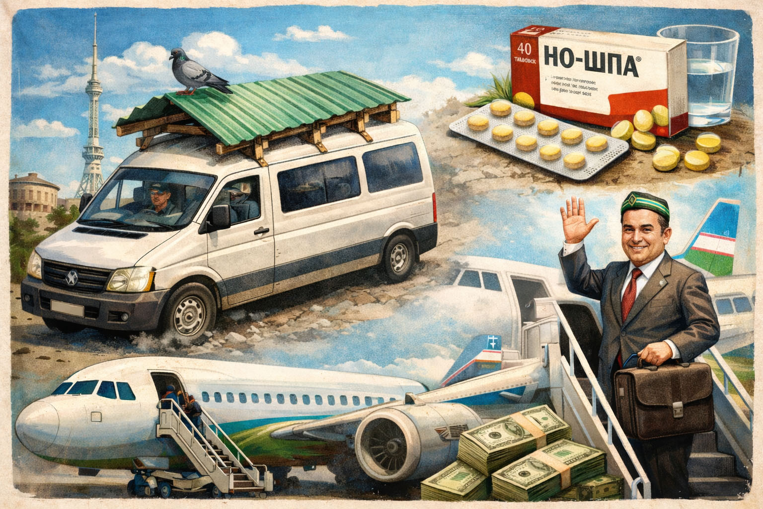 Крыша для маршруток, нам всем «дро-шпа» и командировки чиновников: новости Узбекистана на 4 марта