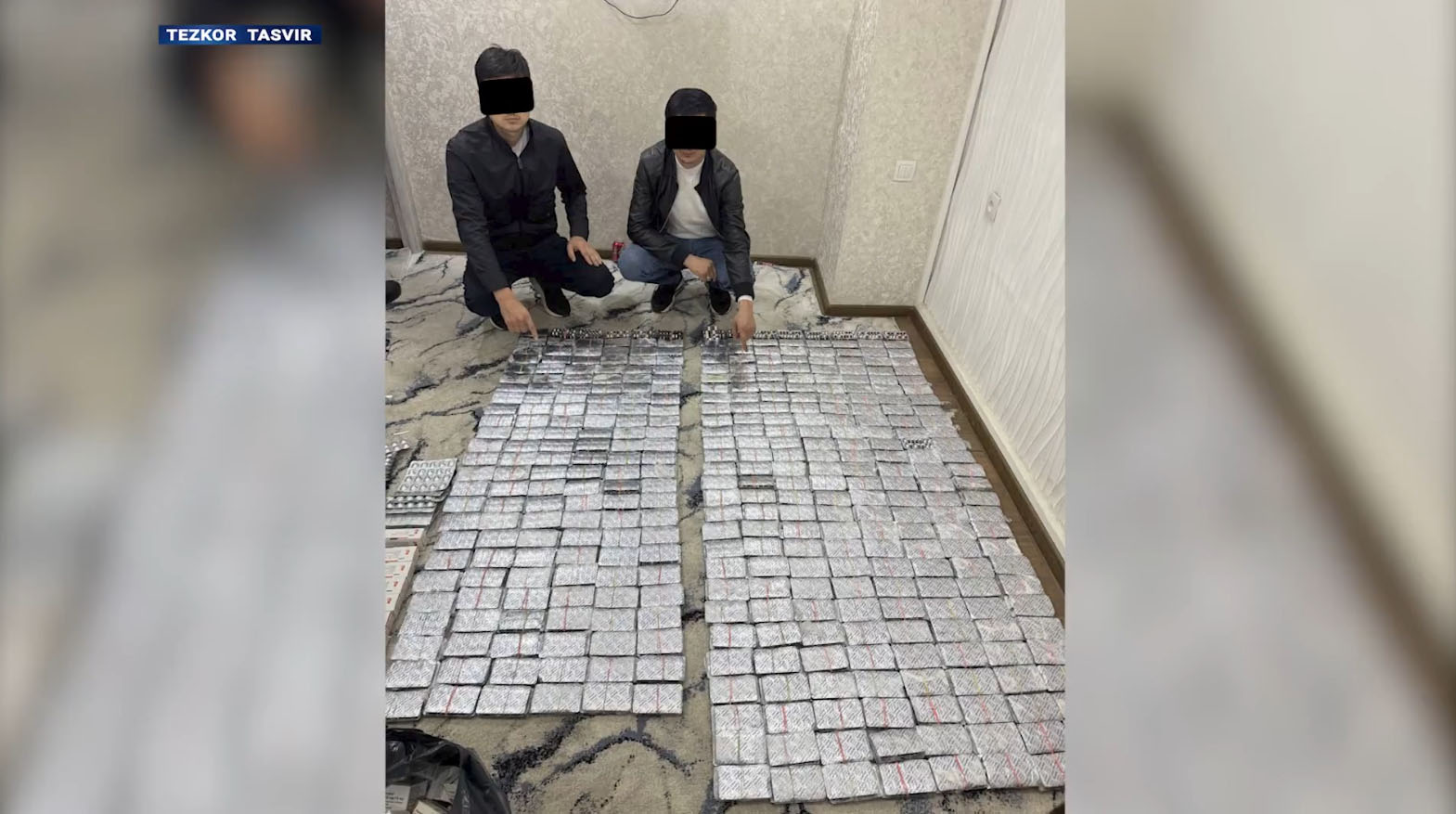 В Ташкенте накрыли два склада с психотропами: изъято более 33 тысяч таблеток