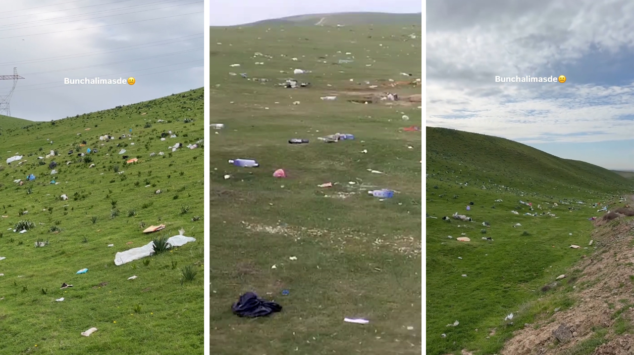 Холмы с маками превратили в помойку: спасибо, «отдыхающие»