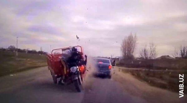 «Муравей» против Cobalt: в Навоийской области школьники устроили гонки на грузовом скутере