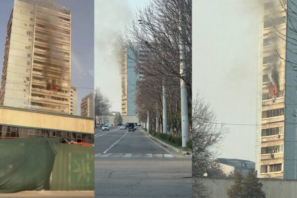 Чёрный дым над «московскими домами»: в Ташкенте произошёл очередной пожар Чёрный дым над «московскими домами»: в Ташкенте произошёл очередной пожар