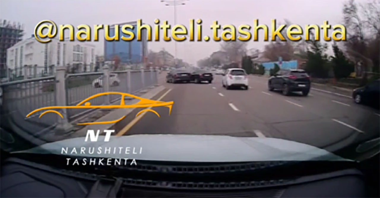 Разворот через четыре полосы: коллекция дорожных «чудес» Ташкента пополнилась новым видео