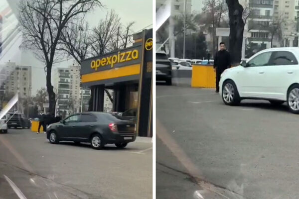 Пробка на дороге – езжай по людям: на Юнусабаде водители захватили тротуар