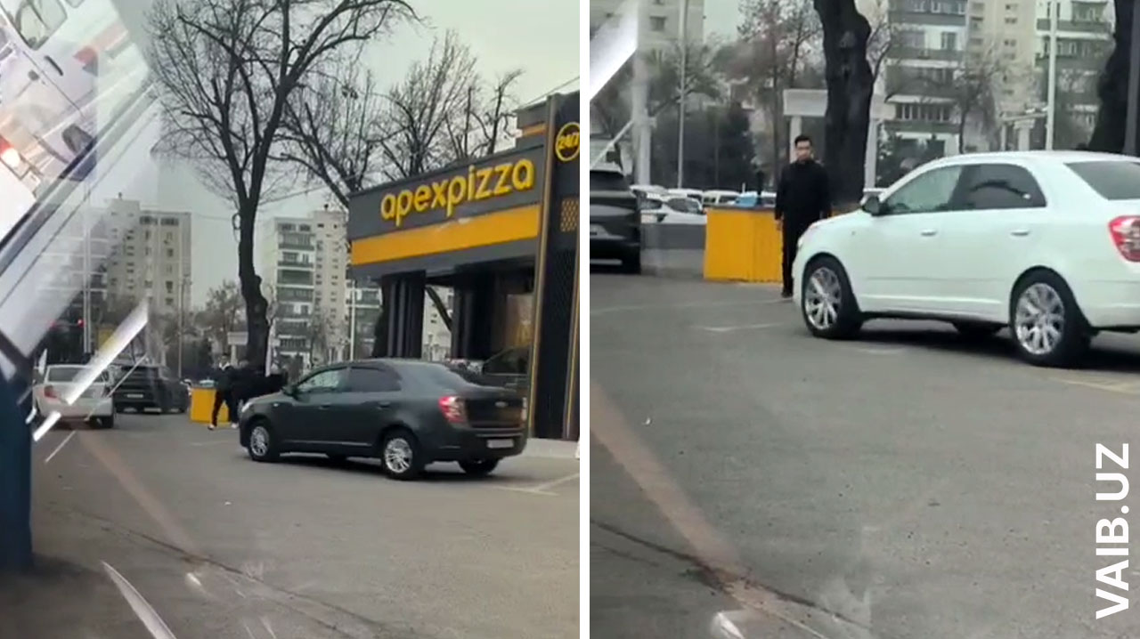 Пробка на дороге – езжай по людям: на Юнусабаде водители захватили тротуар