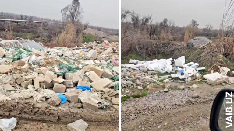 Река Чирчик снова превращается в свалку: обещаний было много, мусора – ещё больше