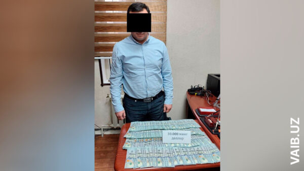 30 тысяч долларов за подпись: в Ташкенте задержали застройщика, предложившего взятку сотруднику МЧС 30 тысяч долларов за подпись: в Ташкенте задержали застройщика, предложившего взятку сотруднику МЧС