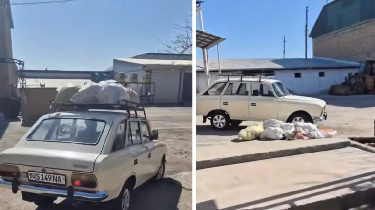 Привезли мусор прямо в офис: в Намангане жители устали ждать вывоза отходов и устроили его «доставку» прямо во двор компании, занимающейся вывозом мусора