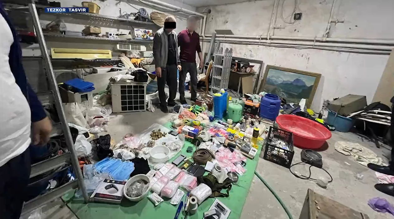 В Ташкенте в подвале частного дома обнаружили крупную нарколабораторию по производству «солей»