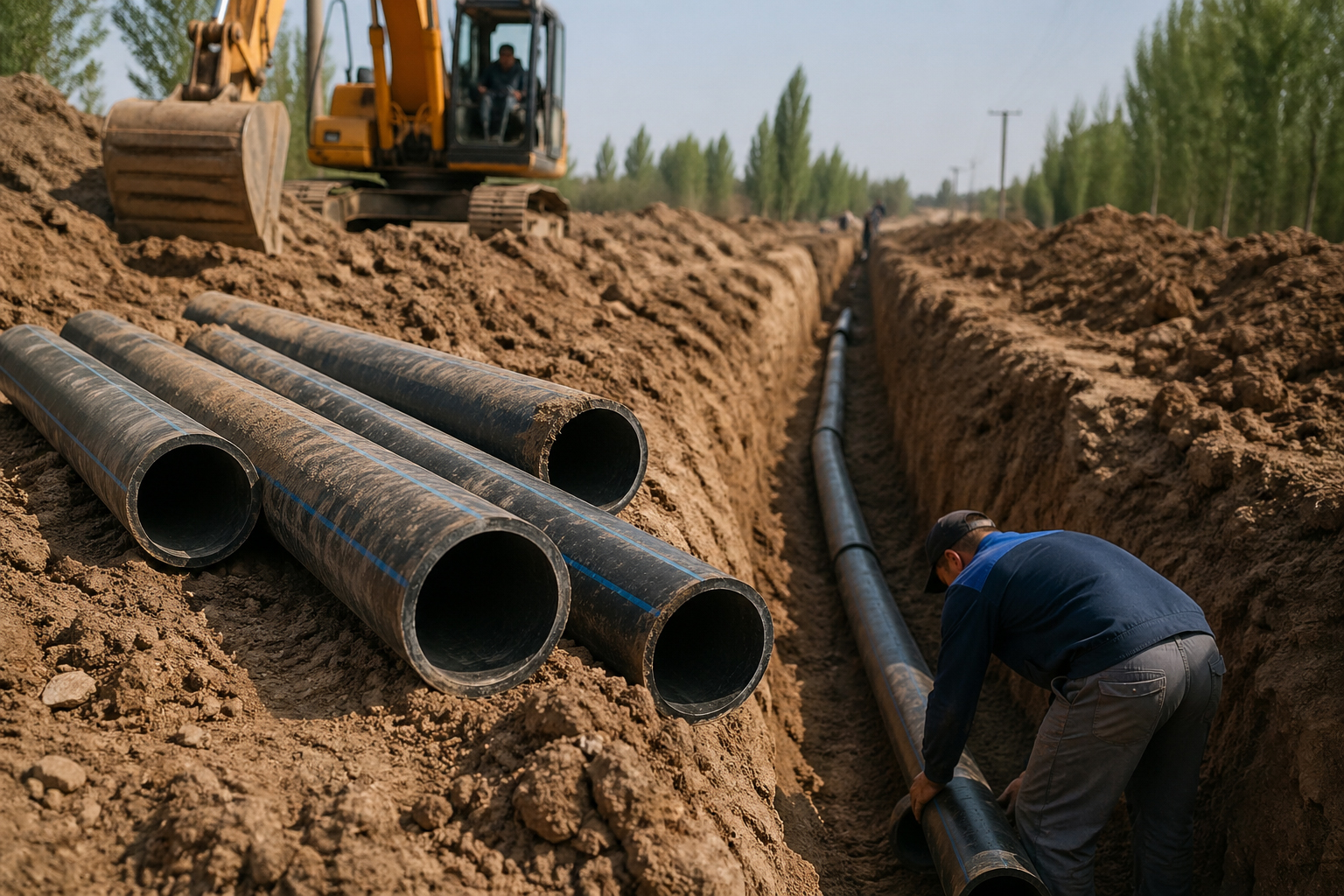 Закопали, откопали, украли: в Пскенте исчезли километры водопроводных труб