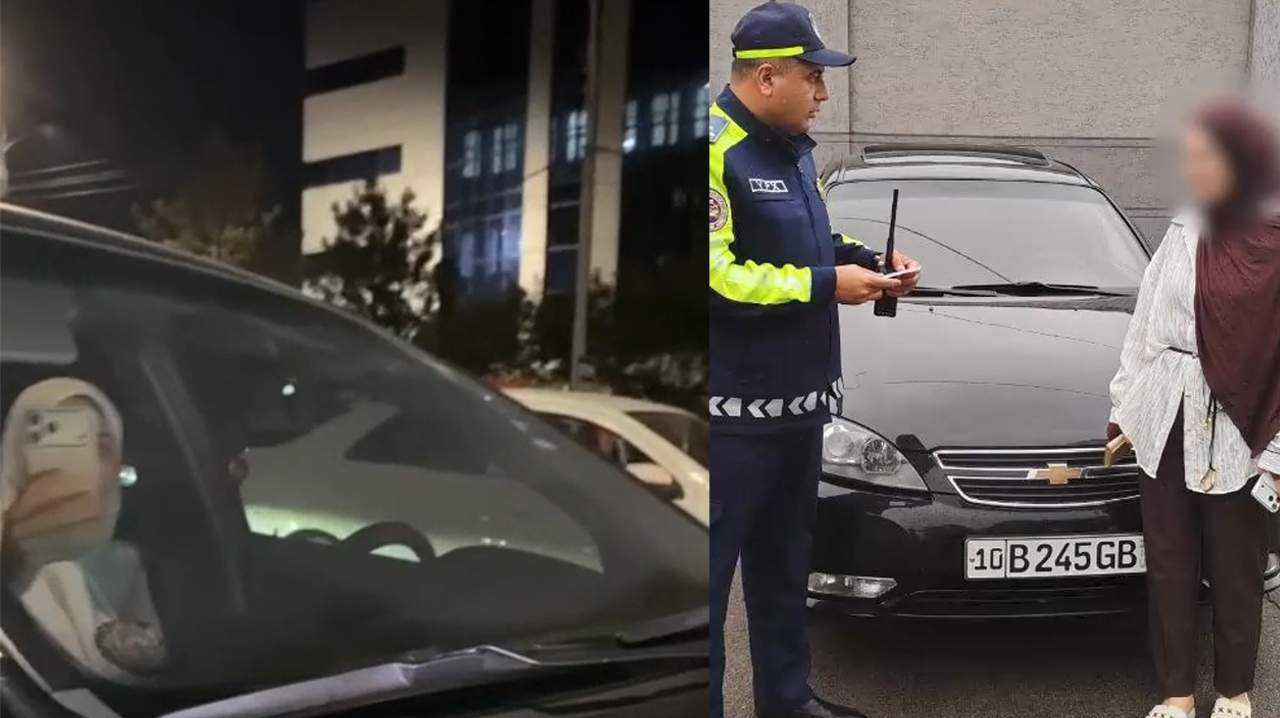 Без номеров и с телефоном в руках: Правоохранители нашли «героиню» дорожного перформанса