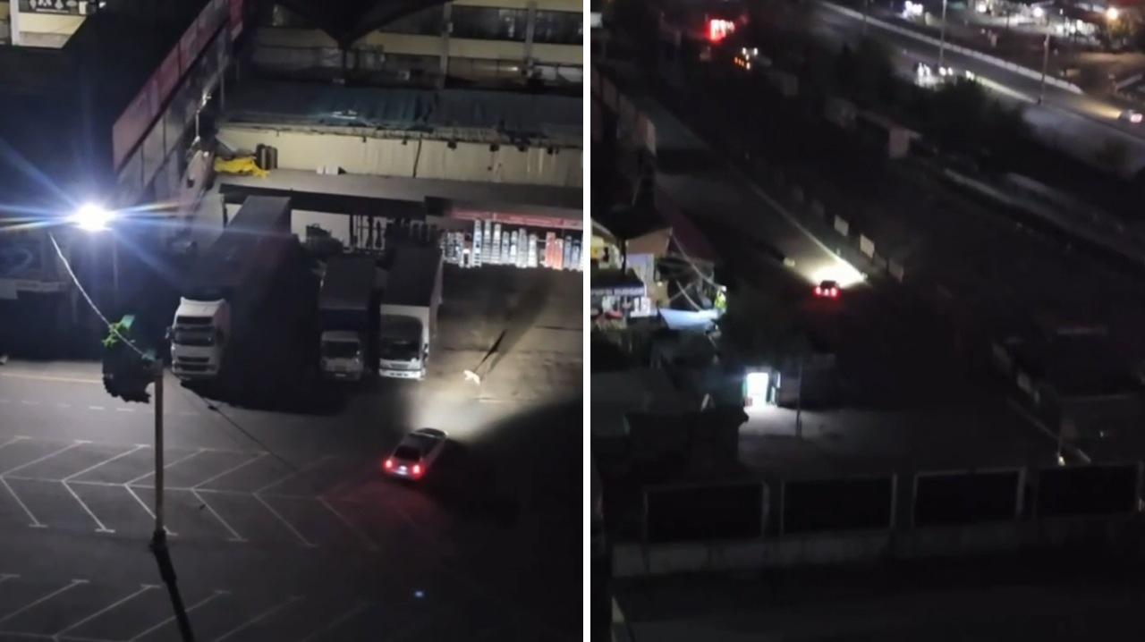 Ночная «охота» на собак в Ташкенте: сторожа одного из рынков решили развлечься на парковке