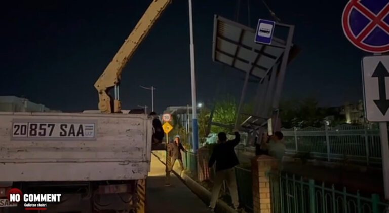 Остановка-призрак в Гулистане: власти объяснили, что произошло