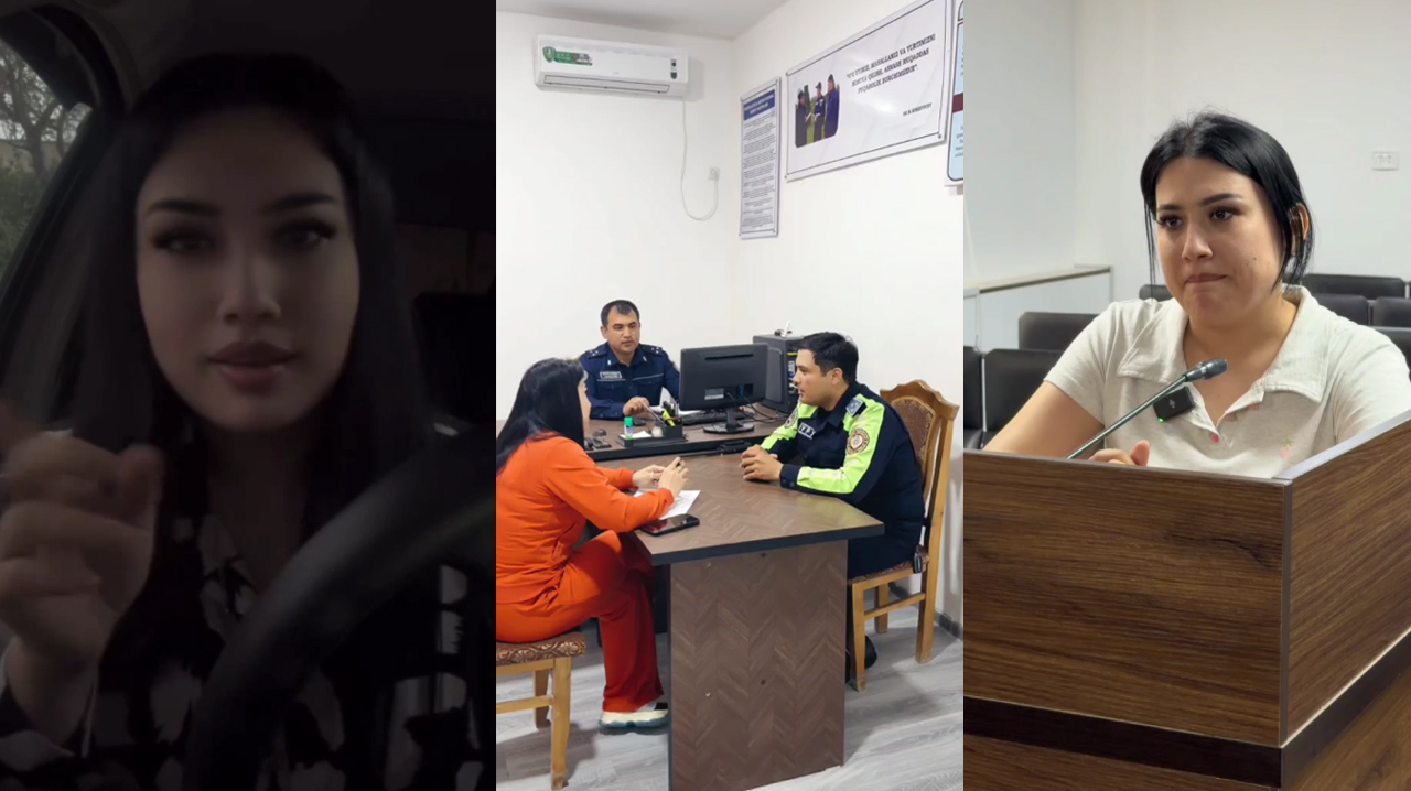 В Узбекистане девушку оштрафовали за «лайфхак»: она записала совет, как обойти систему штрафных баллов за нарушения ПДД