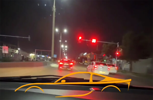 Сантиметры до трагедии: в Ташкенте водитель «поиграл в шашки» на красный и едва не сбил пешехода