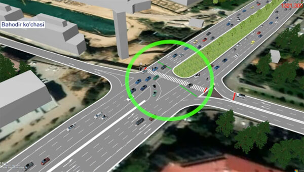 Минус пробки, плюс разметка: перекрёсток у Seoul Mun в Ташкенте решили переделать